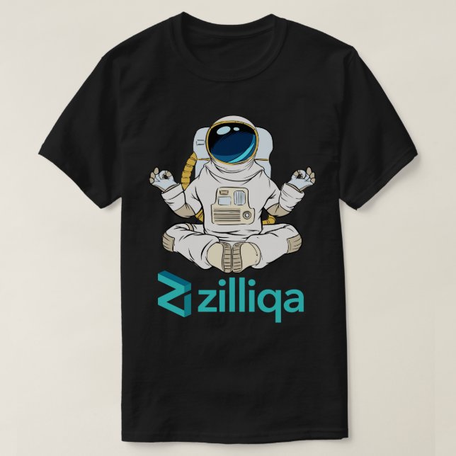 Zilliqa Zil coin Crypto coin Crytopcurrency T-Shirt (Design Front)