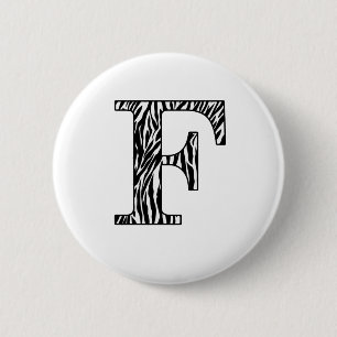 Zilly Zebra F 6 Cm Round Badge