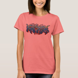 ZIMAD BLUE WILDSTYLE GRAFFITI SHIRT