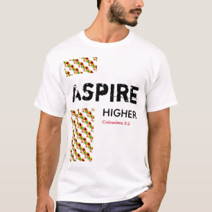 Zimbabwe ASPIRE HIGHER Christian Scripture T-Shirt