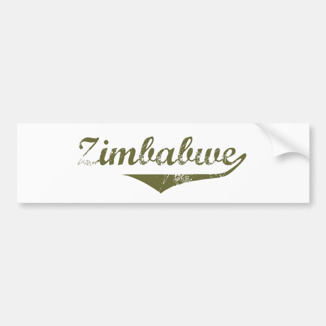 Zimbabwe Bumper Sticker (Front)