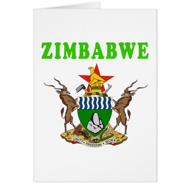 Zimbabwe Coat Of Arms Designs (Front)