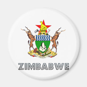 Zimbabwe Coat of Arms Magnet