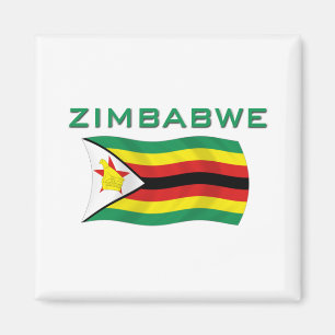 Zimbabwe Flag 2 Magnet
