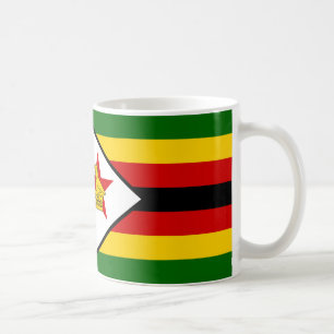 Zimbabwe Flag Ceramic Coffee Mug