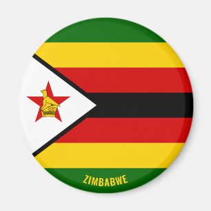 Zimbabwe Flag Charming Patriotic Magnet