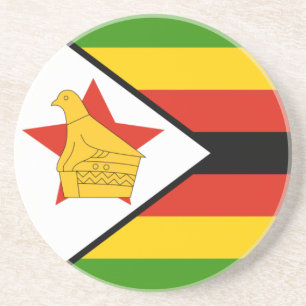 Zimbabwe Flag Coaster