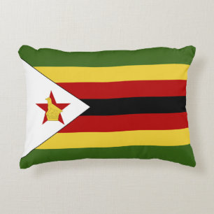 Zimbabwe flag decorative cushion