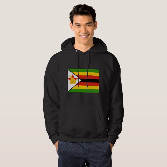 Zimbabwe Flag Hoodie (Front Full)