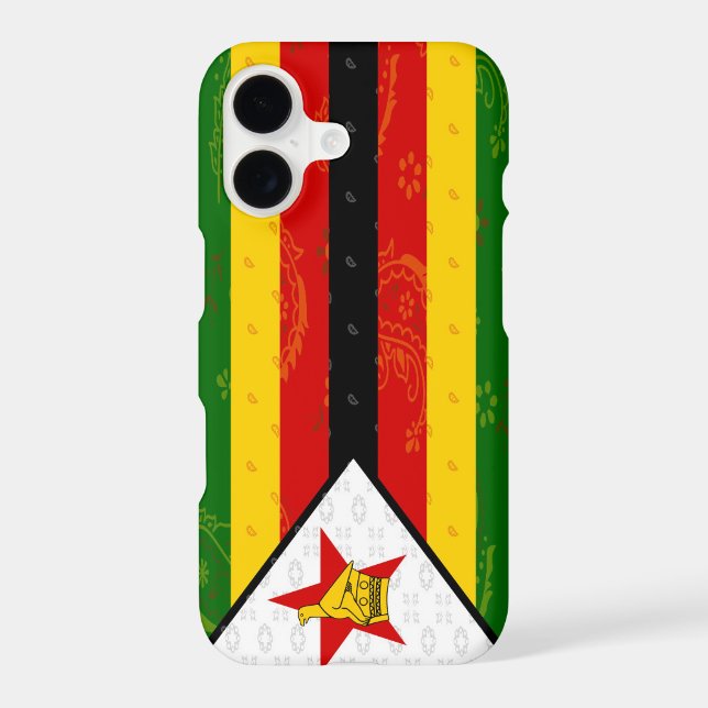 Zimbabwe Flag Phone Case (Back)
