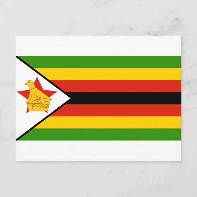 zimbabwe flag postcard (Front)