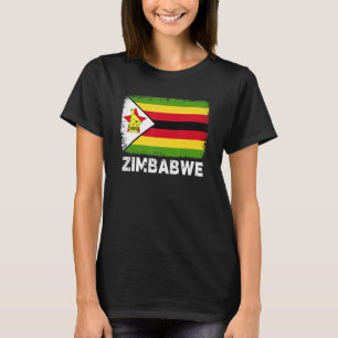 Zimbabwe Flag Support Zimbabwean People Women Me T-Shirt