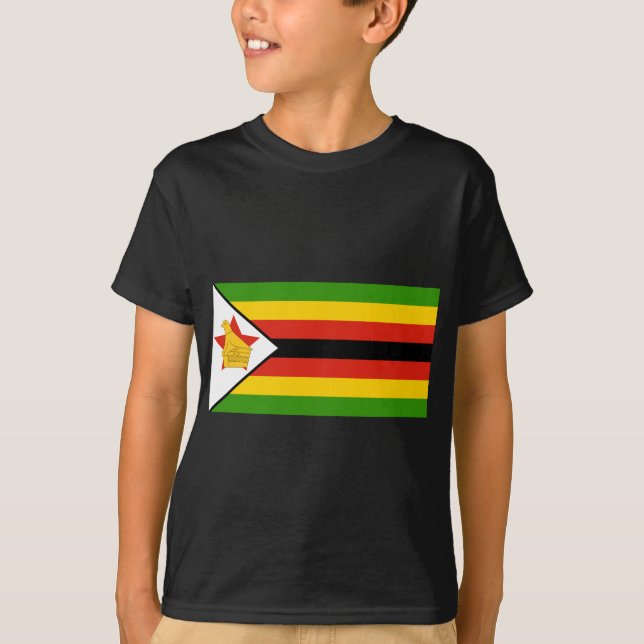 zimbabwe flag T-Shirt (Front)