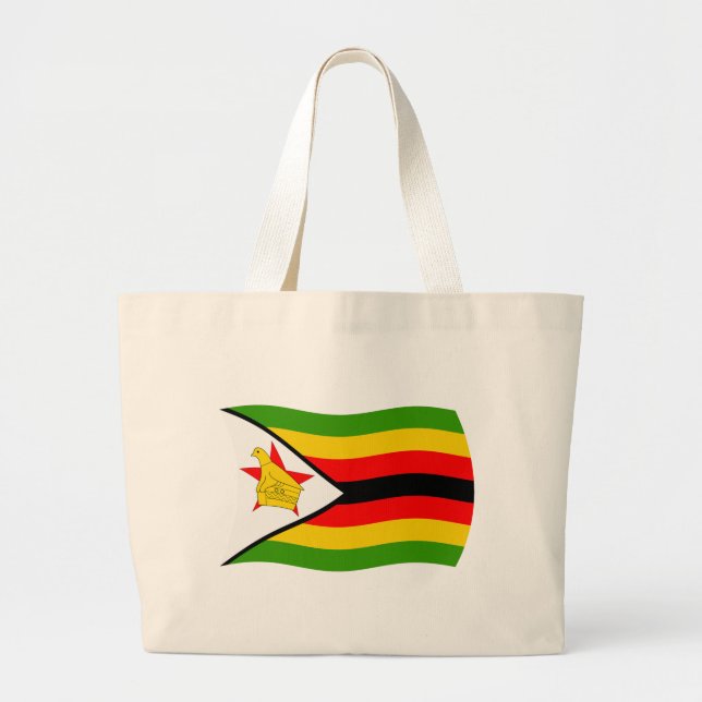 Zimbabwe Flag Tote Bag (Front)