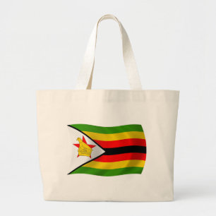 Zimbabwe Flag Tote Bag