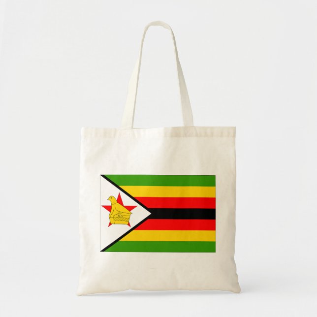 Zimbabwe Flag Tote Bag (Front)