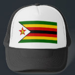 Zimbabwe Flag Trucker Hat<br><div class="desc">Unity,  Freedom,  Work - Zimbabwe Flag Cheap,  good quality products can be used as gifts for family and friends.</div>