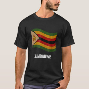 Zimbabwe Flag Vintage Zimbabwean Pride T-Shirt