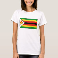 Zimbabwe Flag x Map T-Shirt
