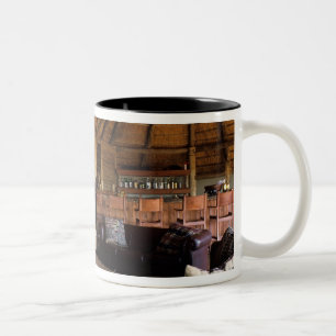Zimbabwe, Hwange National Park, Linkwasha lodge. Two-Tone Coffee Mug