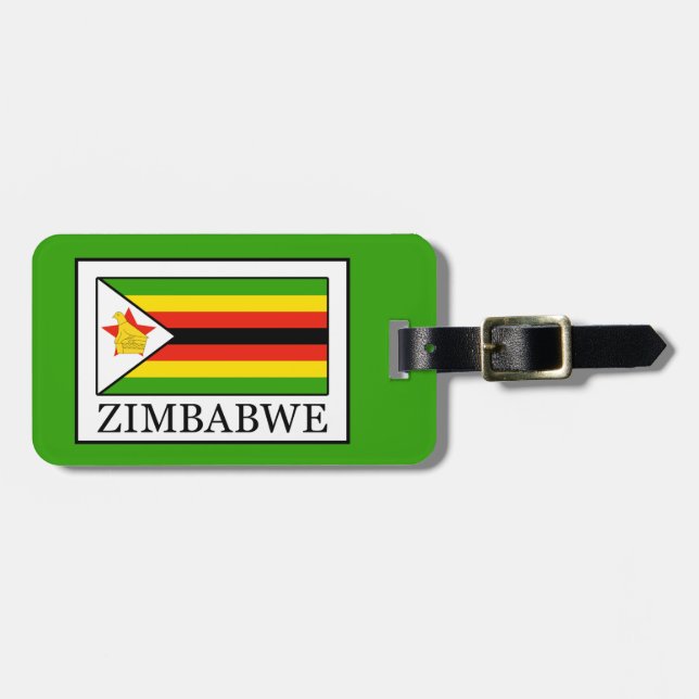 Zimbabwe Luggage Tag (Front Horizontal)