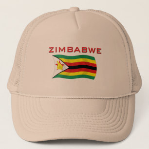 Zimbabwe National Flag (1) Trucker Hat