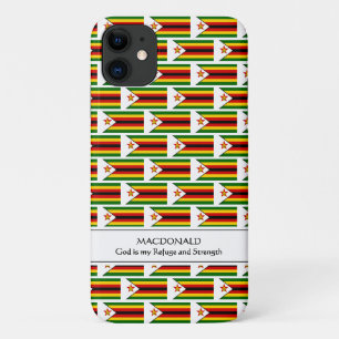 ZIMBABWE Personalised Scripture Refuge & Strength iPhone 11 Case