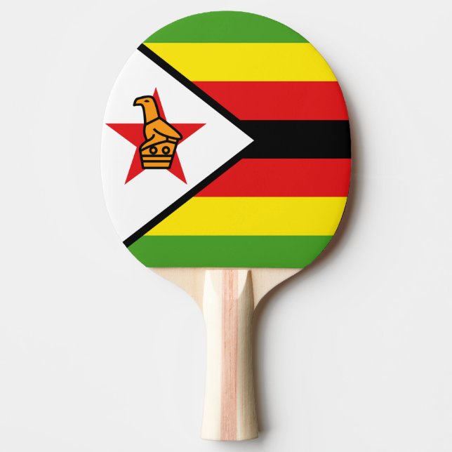 Zimbabwe Ping Pong Paddle (Front)