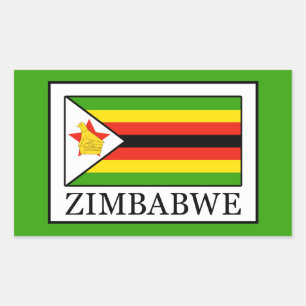 Zimbabwe Rectangular Sticker