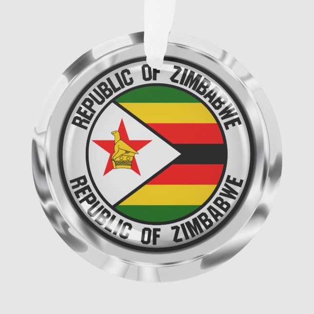 Zimbabwe Round Emblem Ornament (Front)