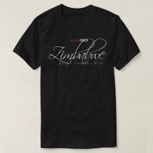 Zimbabwe Sleek - Dark T-Shirt