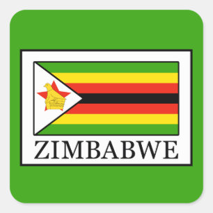 Zimbabwe Square Sticker
