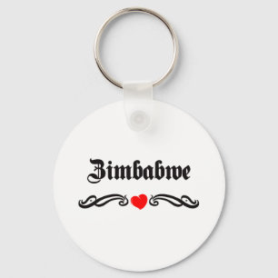 Zimbabwe Tattoo Style Key Ring