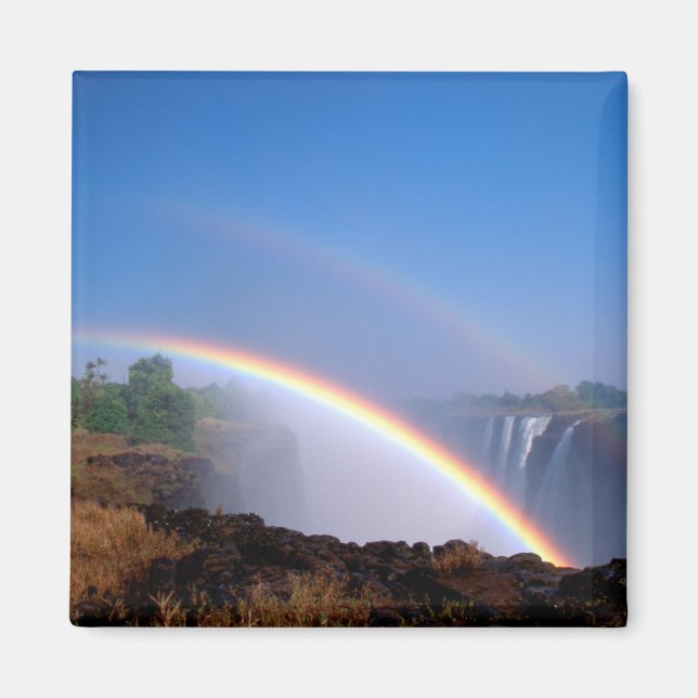 Zimbabwe, Victoria Falls National Park. Double Magnet (Front)