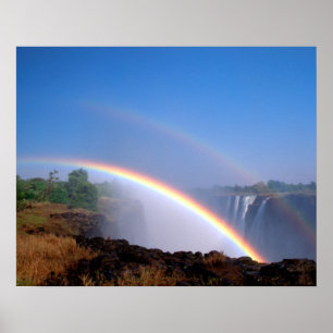 Zimbabwe, Victoria Falls National Park. Double Poster
