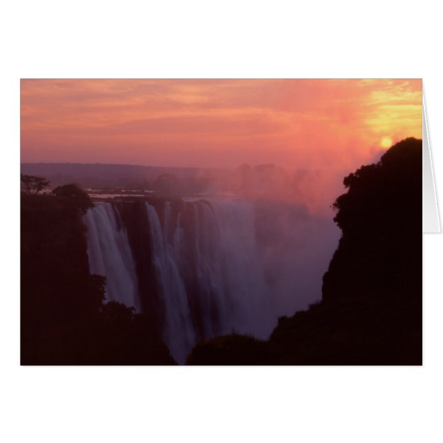 Zimbabwe, Victoria Falls National Park. Misty (Front Horizontal)