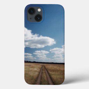 Zimbabwe, View of road near Linkwasha Airstrip 1 iPhone 13 Case