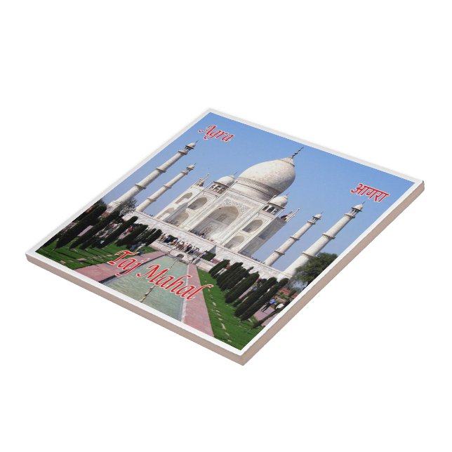 zIN032 AGRA TAJ MAHAL, India, Asia, Tile (Side)