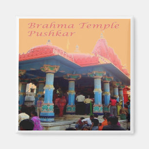 zIN20 Brahma Temple PUSHKAR, India, Asia, Fridge M Magnet