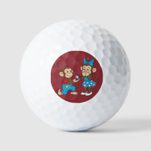 Zina and Mimo and the marriage proposal Golf Balls