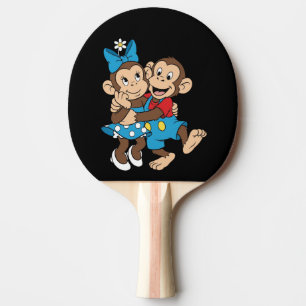 Zina and Mimo are flirting. Ping Pong Paddle