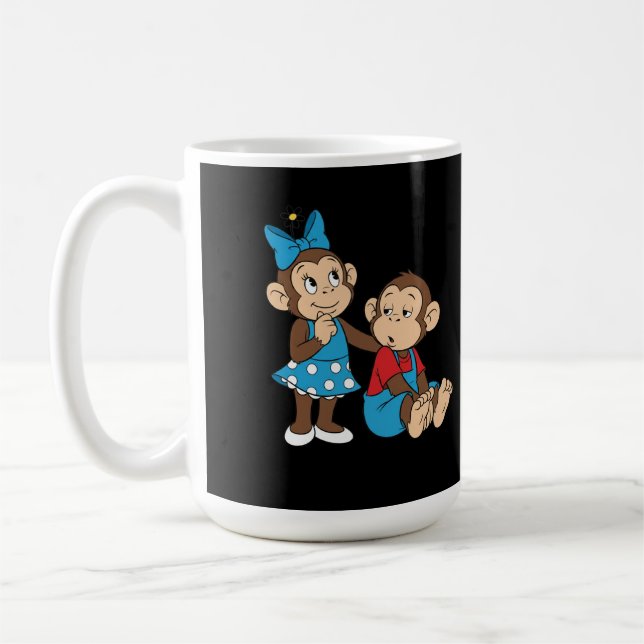 Zina and Mimo: Love and indifference Coffee Mug (Left)