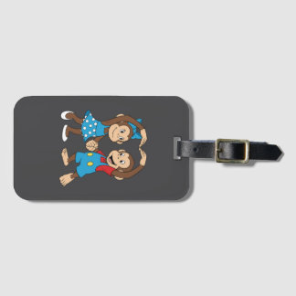 Zina, Mimo, and the sign of love Luggage Tag