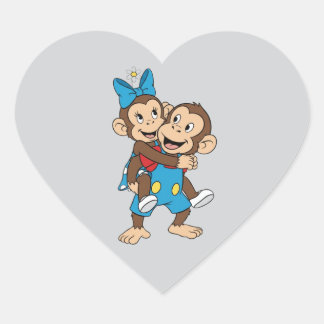 zina on mimo's back heart sticker