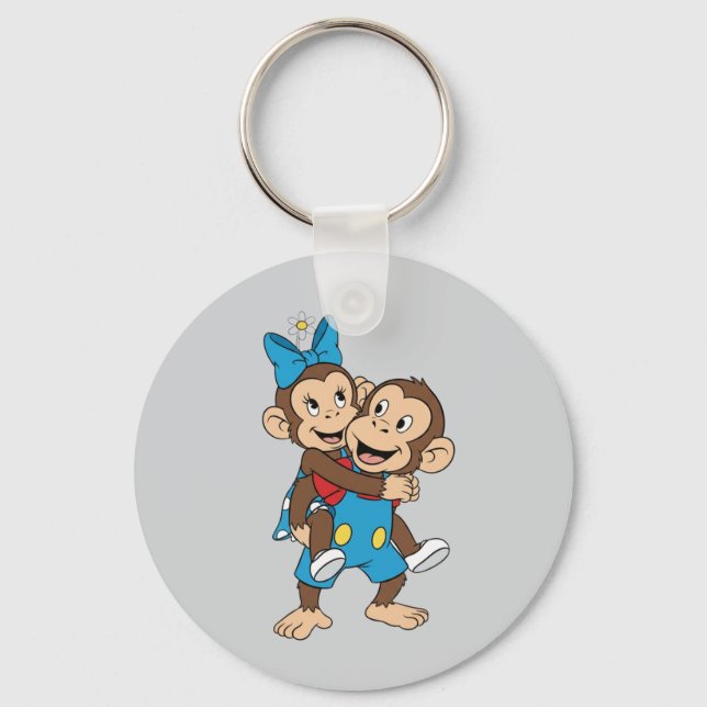 zina on mimo's back key ring (Front)
