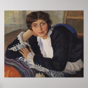 Zinaida Serebriakova Portrait of Lola Braz Poster