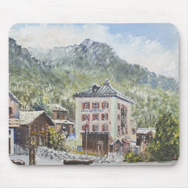 Zinal Switzerland. 2007 Mouse Mat (Front)
