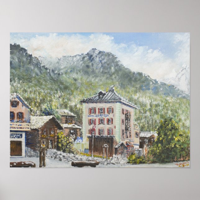 Zinal Switzerland. 2007 Poster (Front)
