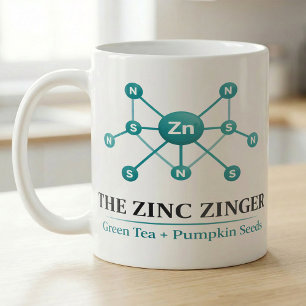 Zinc Science Humor Green Tea Recipe Coffee Mug
