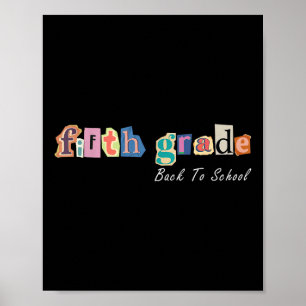 Zine Letter Fifth Grade Teacher Kids Back To Schoo Poster